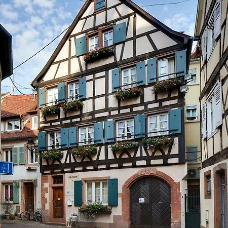 Historisches Gaestehaus Au Faucon Von 1535 Wissembourg Buitenkant foto